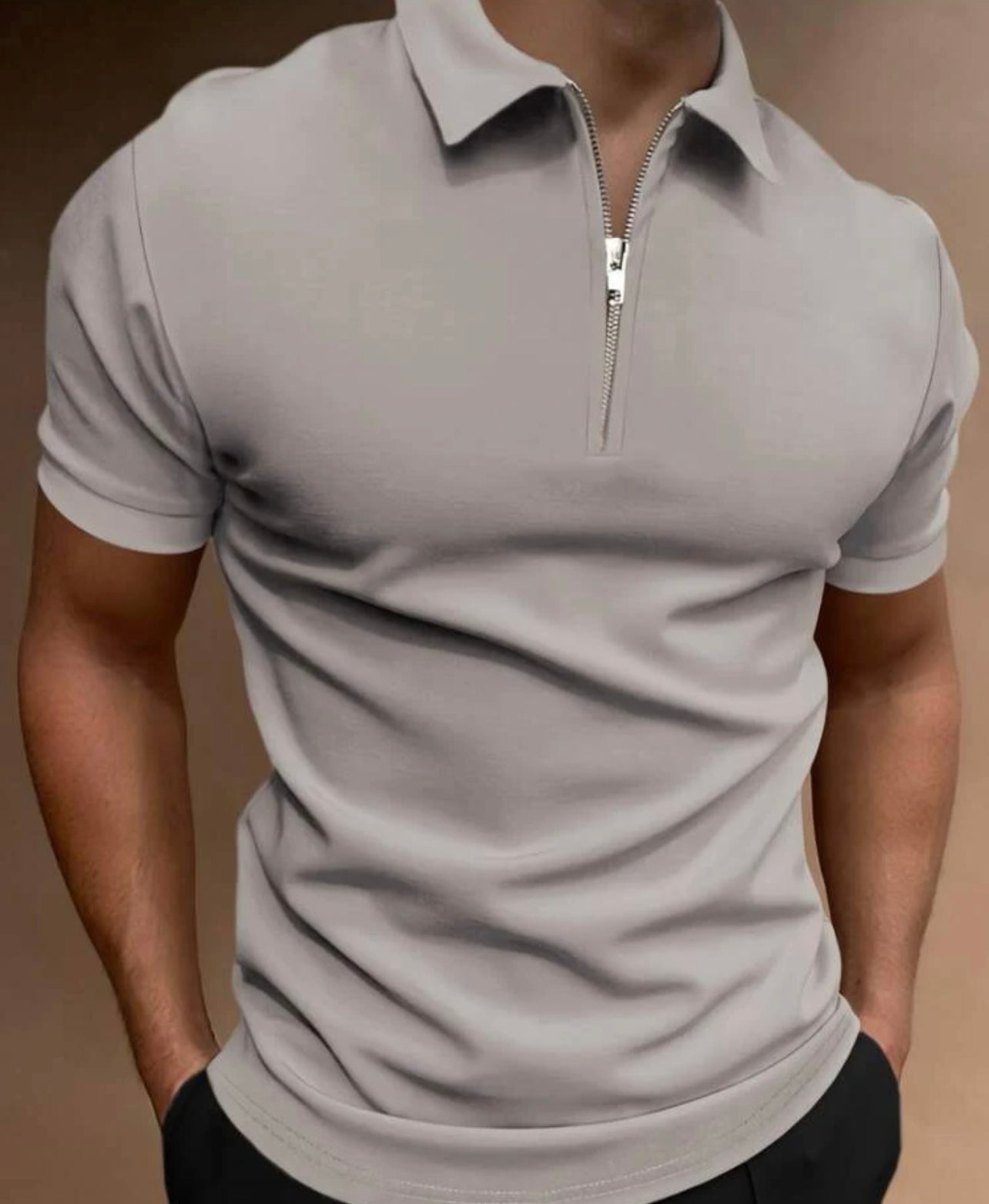 •Preorder• Zipper Polo Shirt